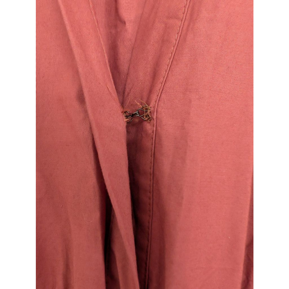 Anthropologie The Somerset Maxi Dress Shirt Dress Edition Rose Tiered Peasant L - Picture 6 of 10